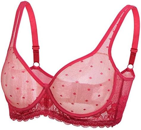 lace sheer bras|Amazon.com: Front Close Sheer Lace Bras.